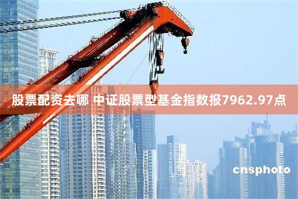 股票配资去哪 中证股票型基金指数报7962.97点