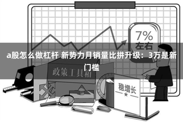 a股怎么做杠杆 新势力月销量比拼升级：3万是新门槛